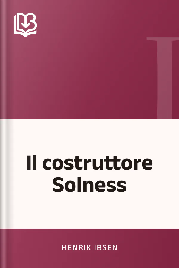 Il costruttore Solness di Henrik Ibsen, copertina del libro