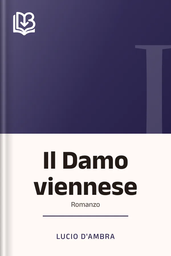 Il Damo viennese di Lucio D'Ambra, copertina del libro