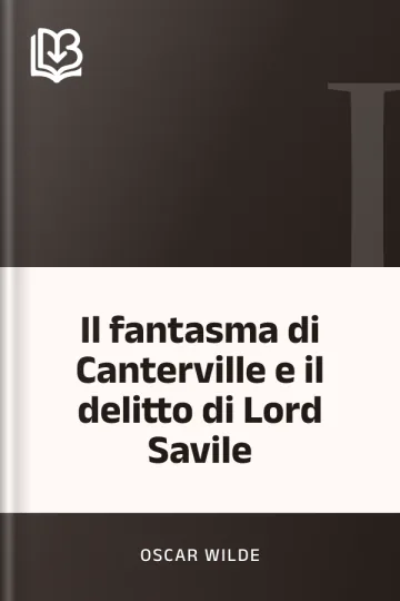 Il fantasma di Canterville e il delitto di Lord Savile di Oscar Wilde, copertina del libro