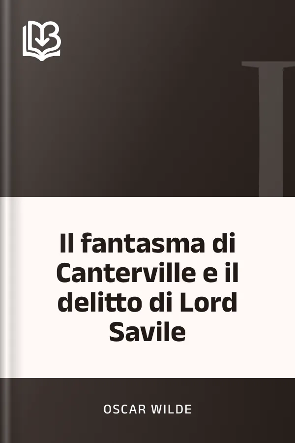 Il fantasma di Canterville e il delitto di Lord Savile di Oscar Wilde, copertina del libro