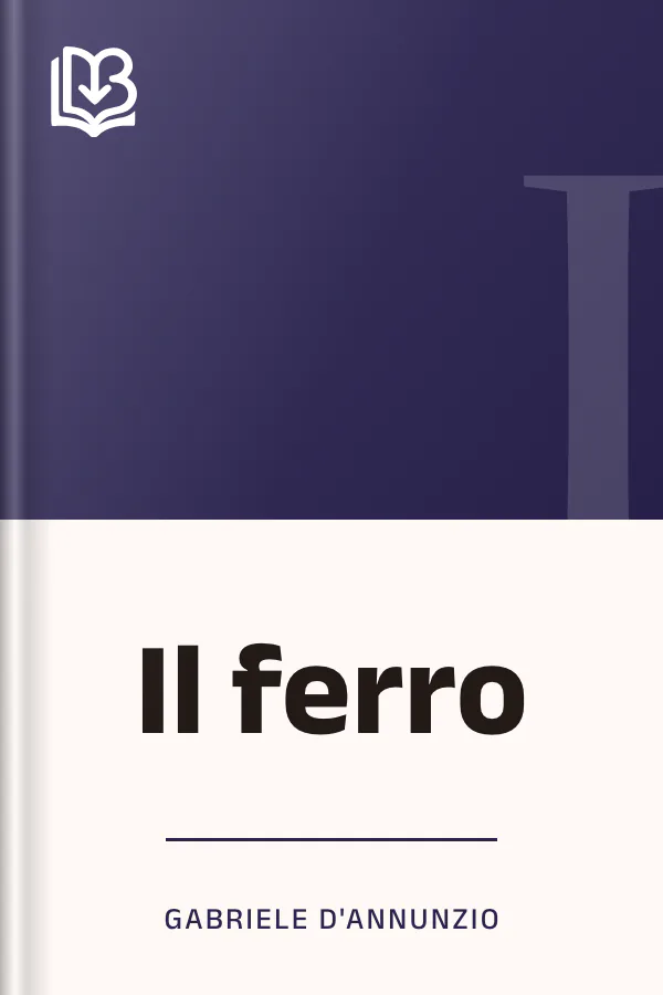 Il ferro di Gabriele D'Annunzio, copertina del libro