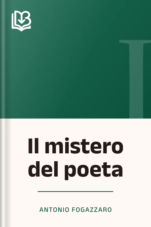 Il mistero del poeta di Antonio Fogazzaro, copertina del libro