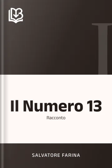 Il Numero 13 di Salvatore Farina, copertina del libro