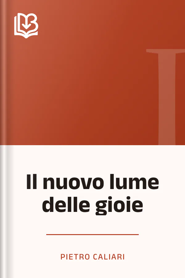 Il nuovo lume delle gioie di Pietro Caliari, copertina del libro
