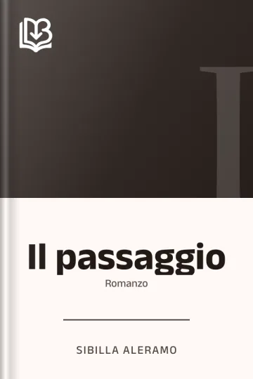 Il passaggio di Sibilla Aleramo, copertina del libro