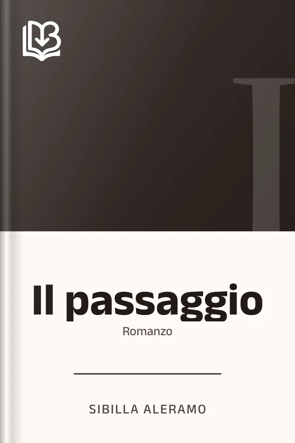 Il passaggio di Sibilla Aleramo, copertina del libro