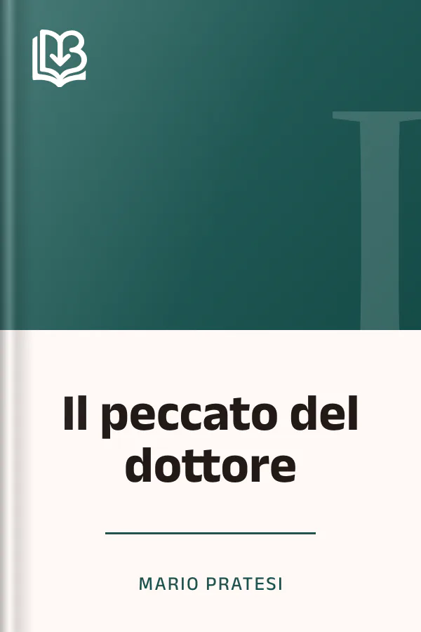 Il peccato del dottore di Mario Pratesi, copertina del libro
