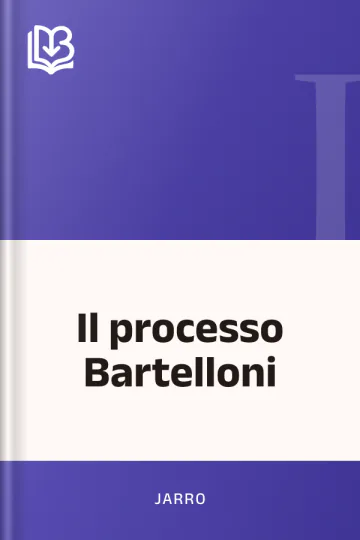 Il processo Bartelloni di Jarro, copertina del libro