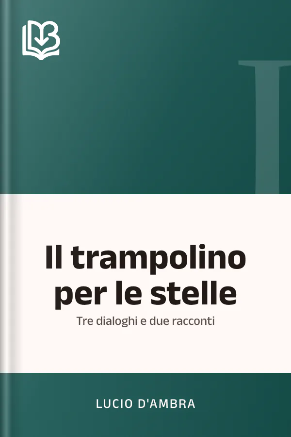 Il trampolino per le stelle di Lucio D'Ambra, copertina del libro