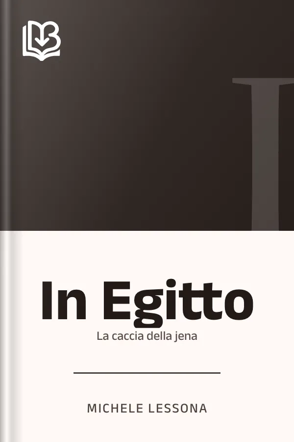 In Egitto di Michele Lessona, copertina del libro