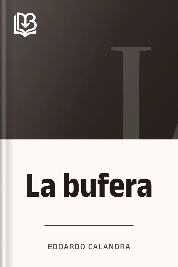 La bufera di Edoardo Calandra, copertina del libro