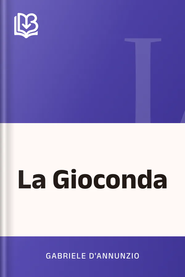 La Gioconda di Gabriele D'Annunzio, copertina del libro