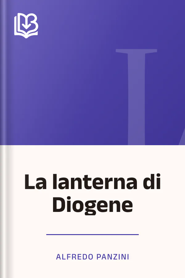La lanterna di Diogene di Alfredo Panzini, copertina del libro