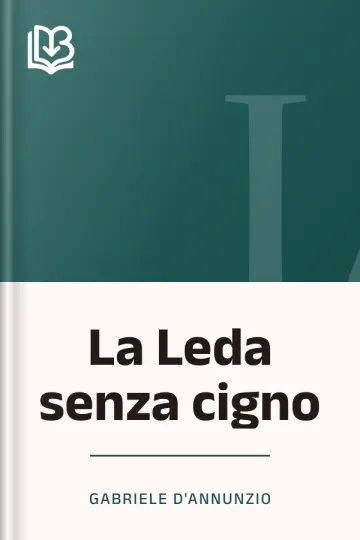 La Leda senza cigno di Gabriele D'Annunzio, copertina del libro