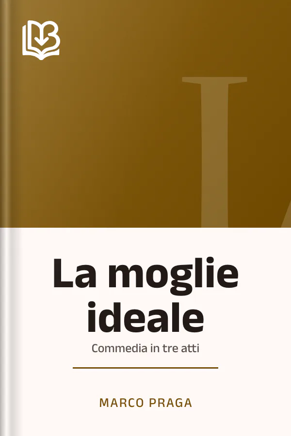 La moglie ideale di Marco Praga, copertina del libro