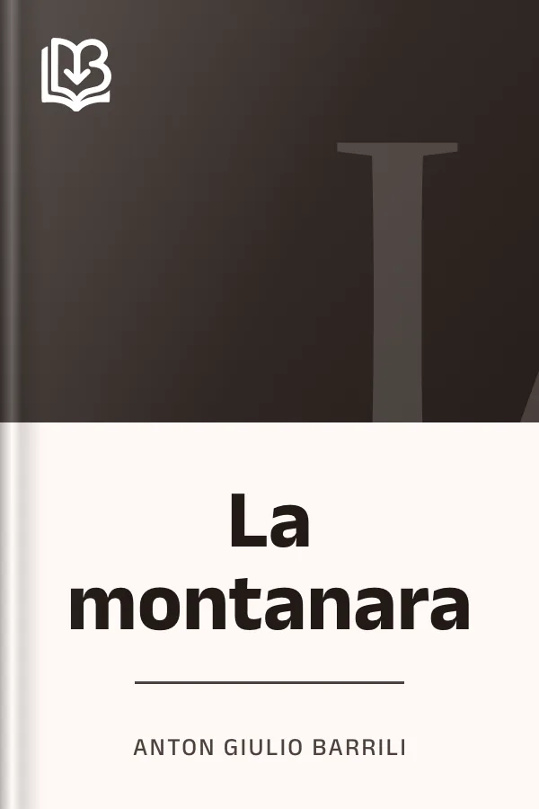 La montanara di Anton Giulio Barrili, copertina del libro
