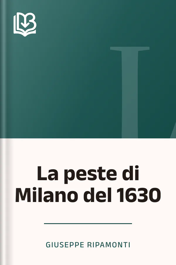 La peste di Milano del 1630 di Giuseppe Ripamonti, copertina del libro
