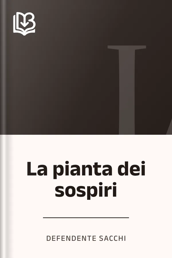 La pianta dei sospiri di Defendente Sacchi, copertina del libro
