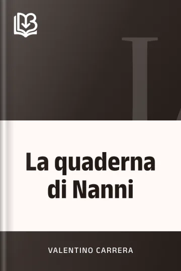 La quaderna di Nanni di Valentino Carrera, copertina del libro