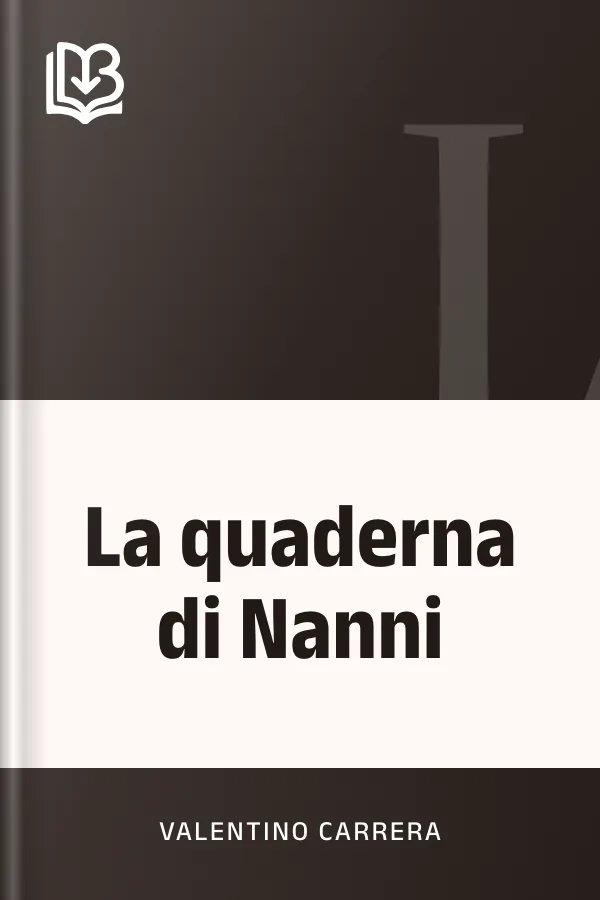 La quaderna di Nanni di Valentino Carrera, copertina del libro