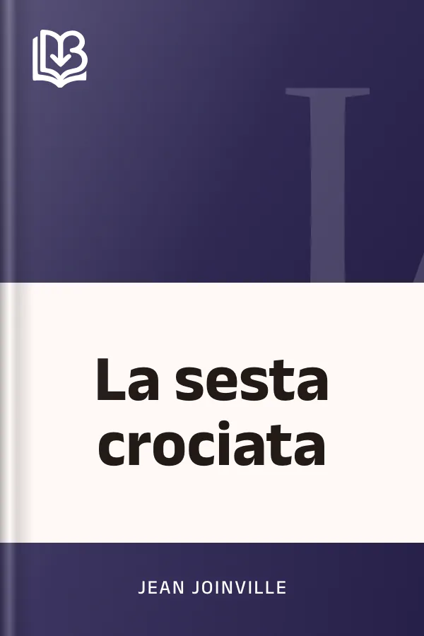 La sesta crociata di Jean Joinville, copertina del libro