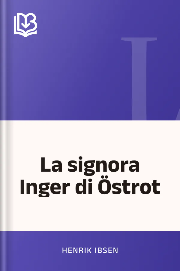 La signora Inger di Östrot di Henrik Ibsen, copertina del libro