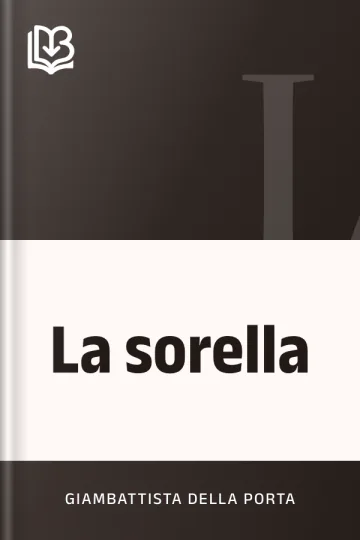 La sorella di Giambattista della Porta, copertina del libro