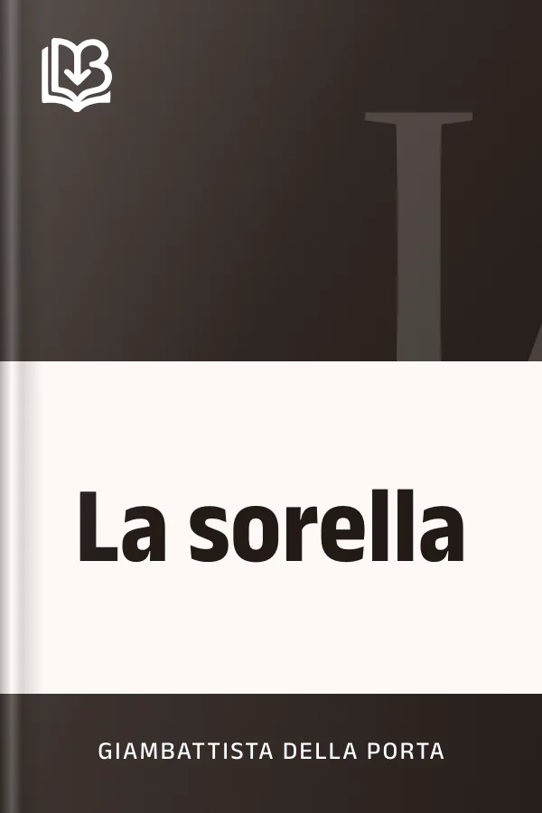 La sorella di Giambattista della Porta, copertina del libro