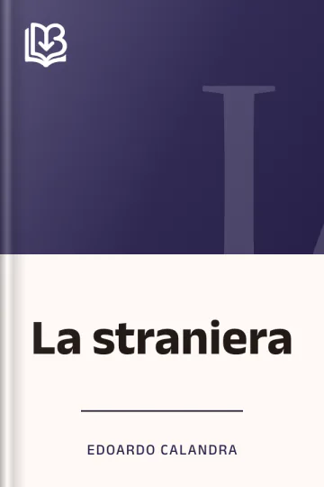 La straniera di Edoardo Calandra, copertina del libro