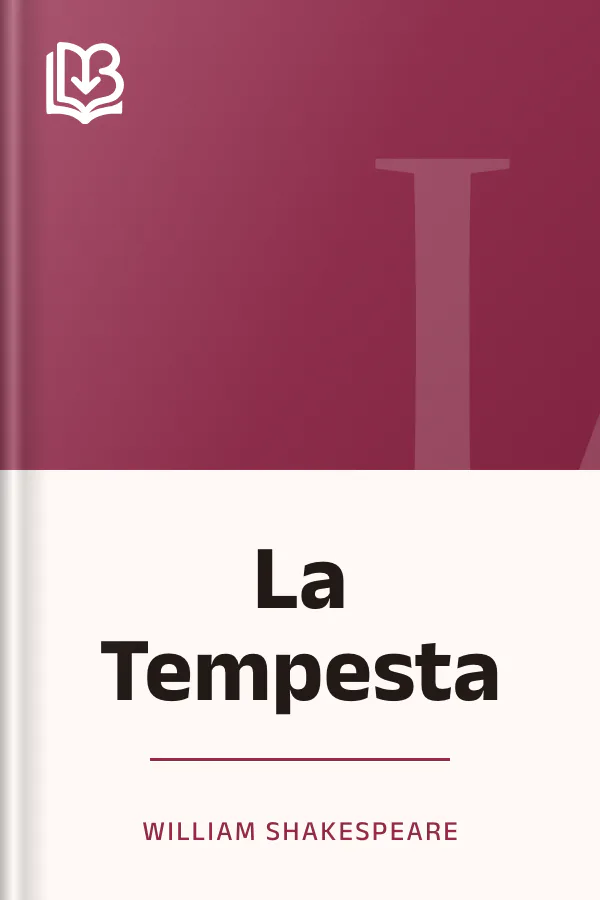 La Tempesta di William Shakespeare, copertina del libro