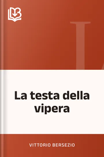 La testa della vipera di Vittorio Bersezio, copertina del libro