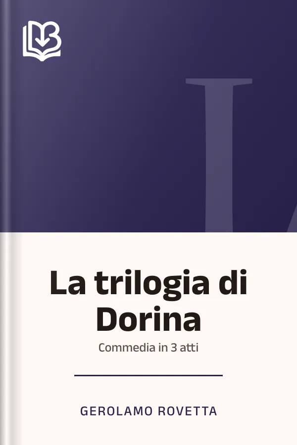La trilogia di Dorina di Gerolamo Rovetta, copertina del libro