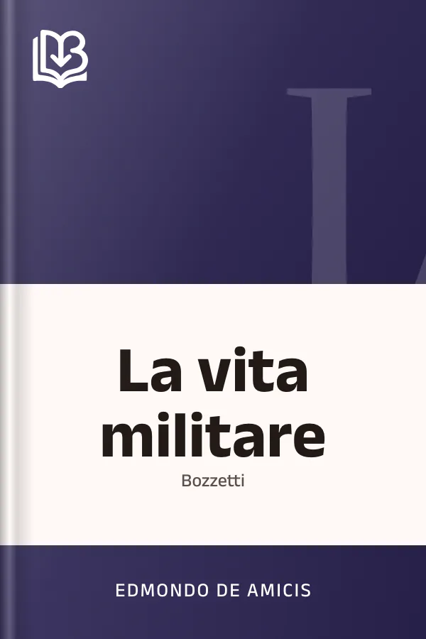 La vita militare di Edmondo De Amicis, copertina del libro