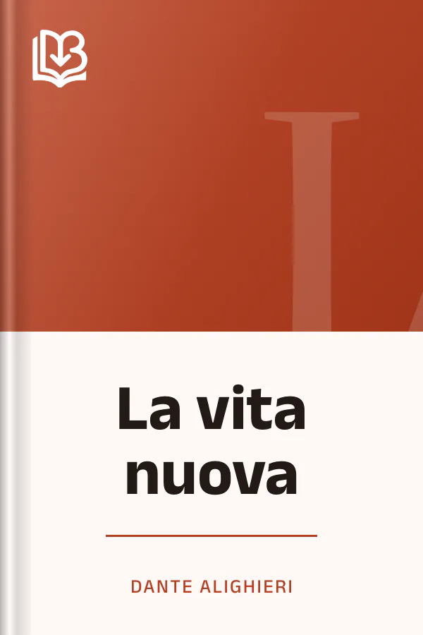 La vita nuova di Dante Alighieri, copertina del libro