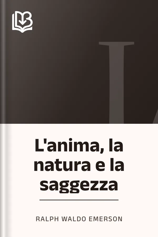 L'anima, la natura e la saggezza di Ralph Waldo Emerson, copertina del libro