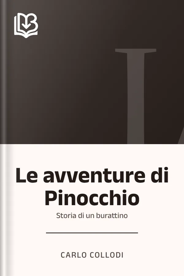 Le avventure di Pinocchio di Carlo Collodi, copertina del libro