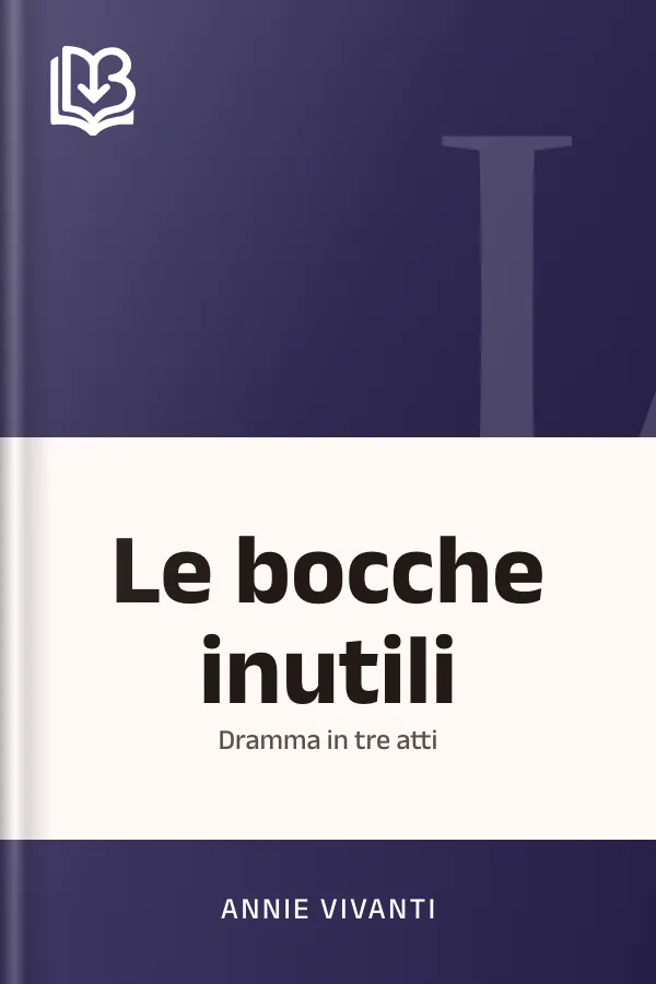 Le bocche inutili di Annie Vivanti, copertina del libro