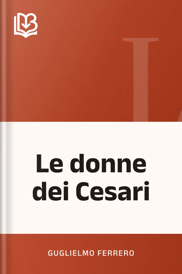 Le donne dei Cesari di Guglielmo Ferrero, copertina del libro
