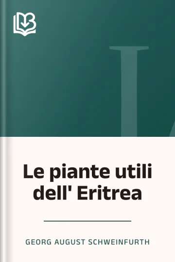 Le piante utili dell' Eritrea di Georg August Schweinfurth, copertina del libro