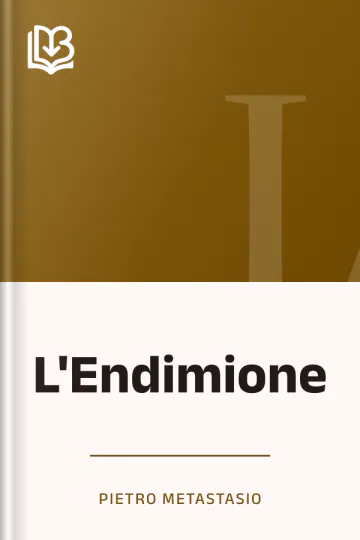 L'Endimione di Pietro Metastasio, copertina del libro