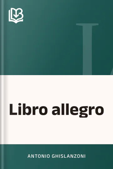 Libro allegro di Antonio Ghislanzoni, copertina del libro