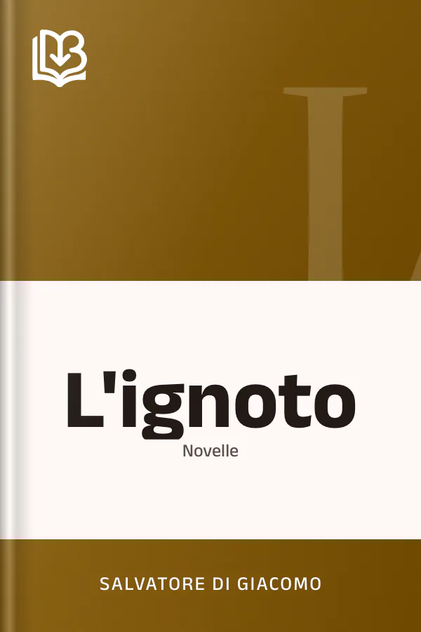 L'ignoto di Salvatore Di Giacomo, copertina del libro