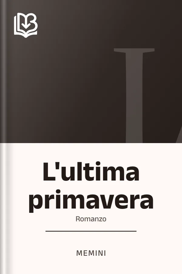 L'ultima primavera di Memini, copertina del libro