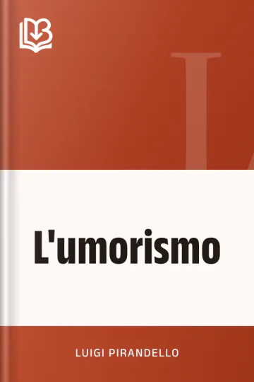 L'umorismo di Luigi Pirandello, copertina del libro