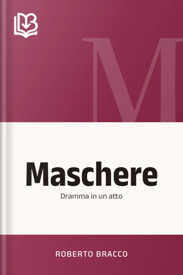 Maschere di Roberto Bracco, copertina del libro