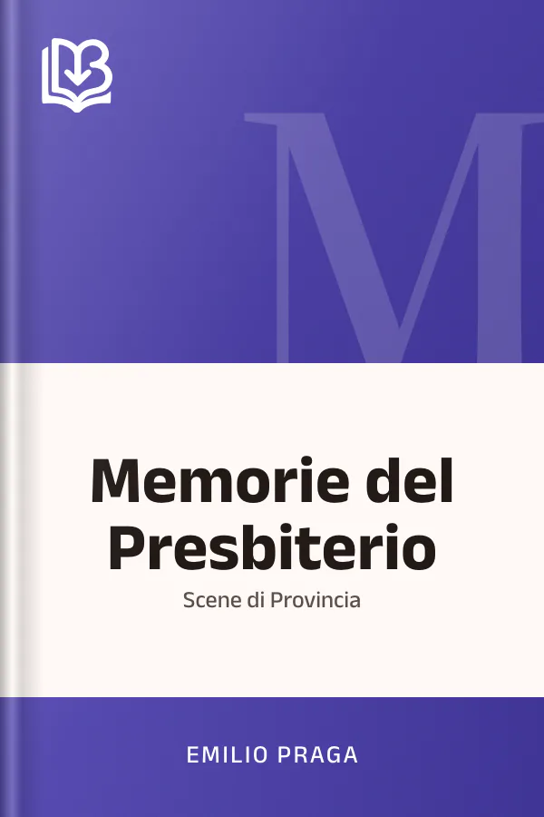 Memorie del Presbiterio di Emilio Praga, copertina del libro