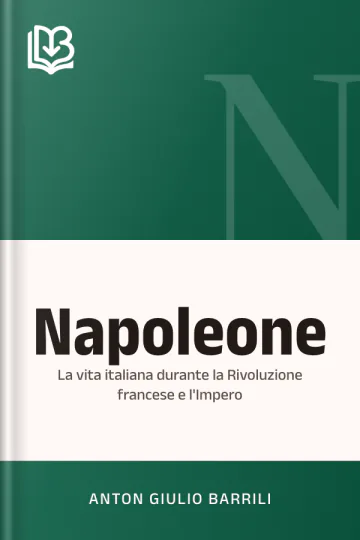 Napoleone di Anton Giulio Barrili, copertina del libro
