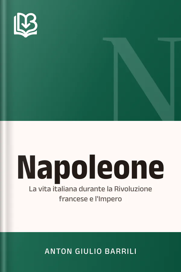 Napoleone di Anton Giulio Barrili, copertina del libro