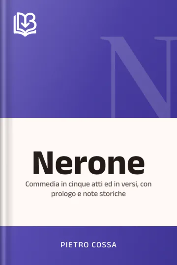 Nerone di Pietro Cossa, copertina del libro