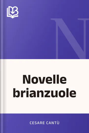Novelle brianzuole di Cesare Cantù, copertina del libro